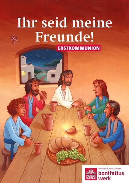 Quelle: Bonifatiuswerk 2026 Das Bild zeigt das Motivplakat der Erstkommunionvorbereitung 2026 des Bonifatiuswerks.